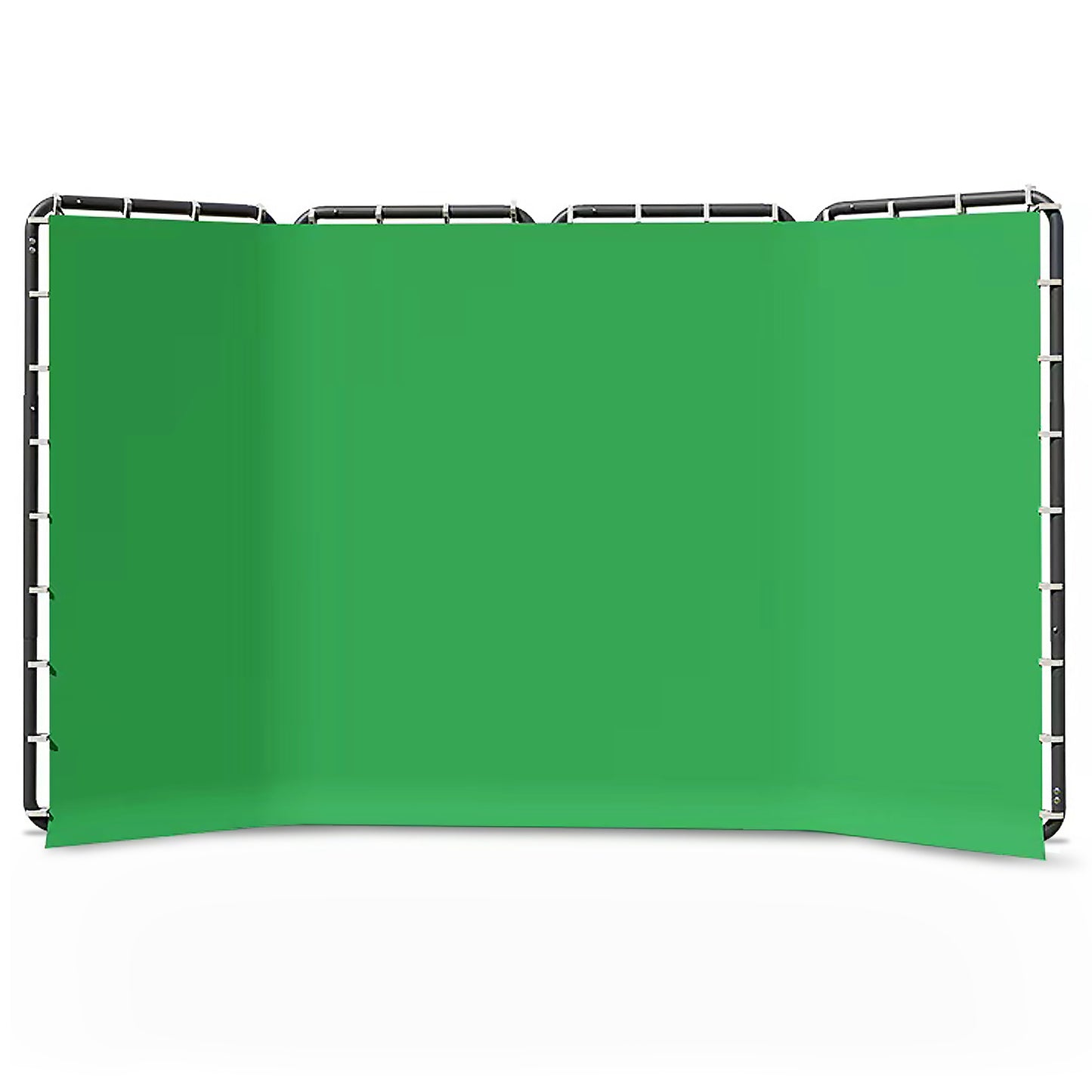 7.87ft x 13.12ft Large Green Collapsible Backdrop with Heavy Duty Backdrop Stand